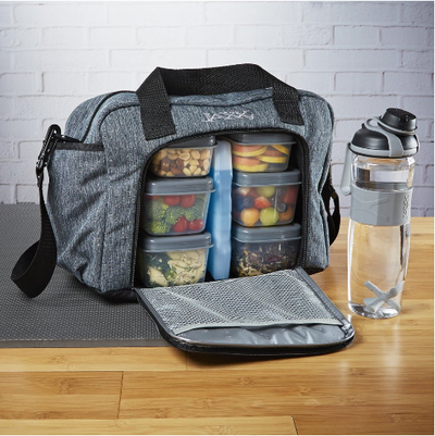 6 Pack Meal Man Fitness Food Prep Bags