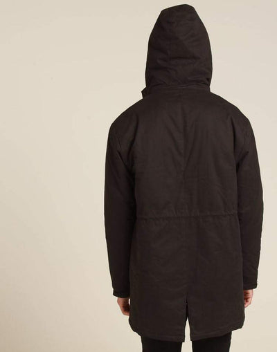 NEW SLAVES PARKA JACKET BLACK